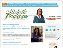 Tablet Screenshot of michellesingletary.com